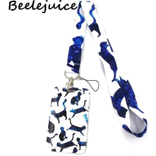 Skarry Sky Cats Classical Style Lanyard For keys The 90s Phone Working Badge Holder Neck Straps Phone Hang Ropes webbings ribbon