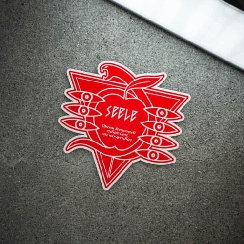 Car Styling Vinyl Decals Motorcycle Auto Oil Tank Body Sticker for Human NERV SEELE Eyes Snake