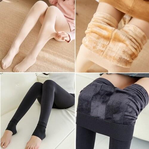 Thick Winter Pantyhose Women High Elastic Warm Pantyhose Hosiery Velvet Casual Warm Stretch Fashion Sexy Slim Tights Stockings