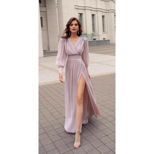 VANLYXCCI V-neck Women Dresses