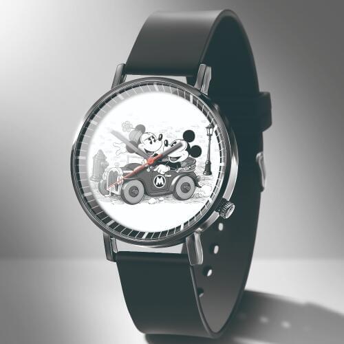Zegarek damski New Mickey Quartz Watch Women girl boy Holiday gift high quality Silicone strap Casual Cartoon Watches New