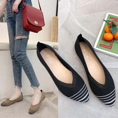 2019 New Spring Women Flats Shoes Leopard Print Women Shoes Casual Soft Shoes Ballerina Women Shallow Mouth Shoes