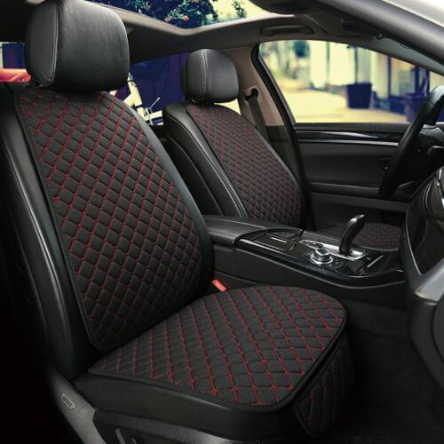 1pc Car Seat Cushions Linen Car Seat covers Protector Mat for Auto Front Car Styling Interior Accessories