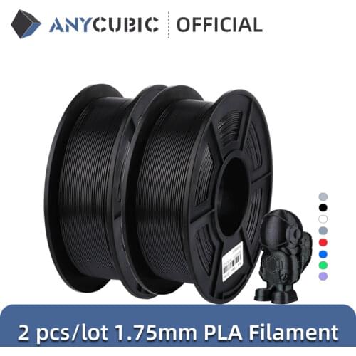 2 pieces/lot ANYCUBIC PLA 3D Printer Filament 1.75mm 1kg/Roll PLA Filament 3D Printing Material For FDM 3D Printer