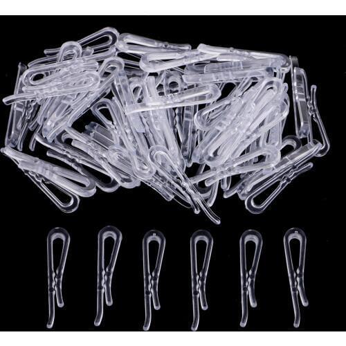 200Pcs Plastic Clip Pins for Underwear/T Shirt/Socks Packaging Garment DIY