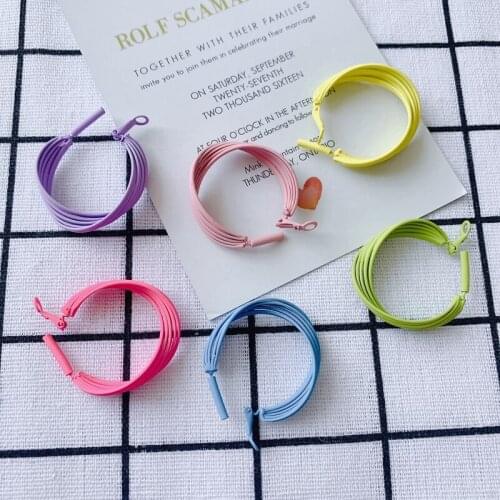 DIY Jewelry Accessories Color Line Ring Ring Earrings Jewelry Accessories Materials