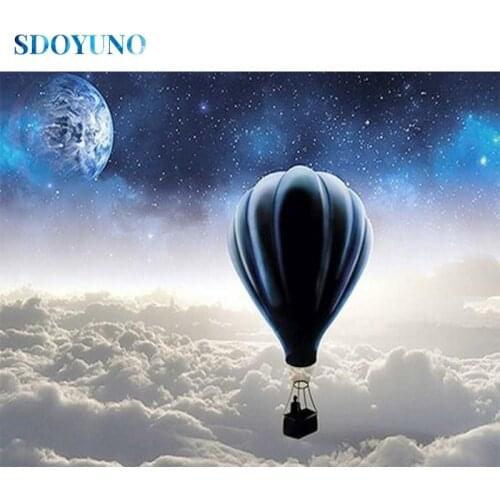 SDOYUNO 5D DIY Diamond Painting Full Square/Round Diamond Embroidery Paintings Accessories Scenery Pattern Rhinestone Home Decor