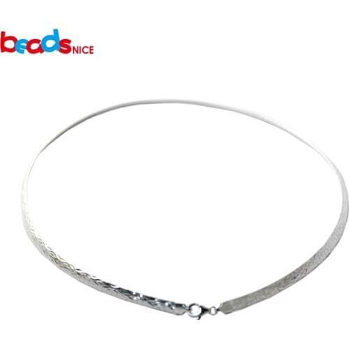 Beadsnice fine jewelry solid silver choker necklace elegant collar necklace handmade italian collar necklaces silver 925 ID31837