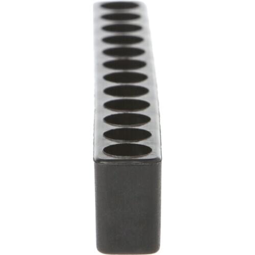 Screwdriver Hole 10/12 Holes Hex Shank Bit Holder Plastic Head Storage Case Tool 28TC