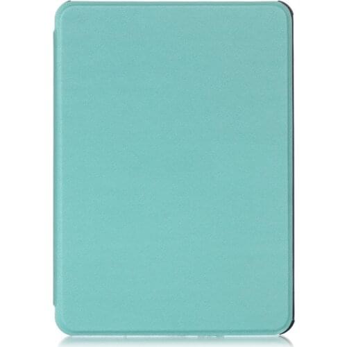 Cross Pattern Ultra-Thin E-Book Case Magnetic PU Leather Flip Stand Protective Cover for All-New Kindle 10th 2019 6"