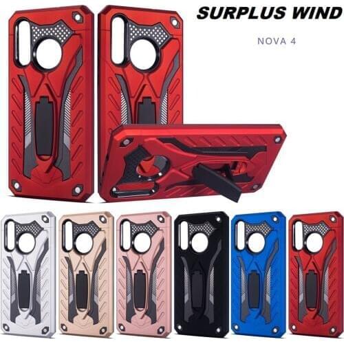 For HuaWei Nova 4 3 3i 4e Phone Case Shockproof Protection Knight Armor Hard PC Back Cover For HUAWEI PSmart 2019 Honor10Lite