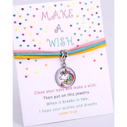 Unicorn Horse Charm Bracelets Women Girl Boy Fashion Jewelry Christmas Gift Drop Shipping