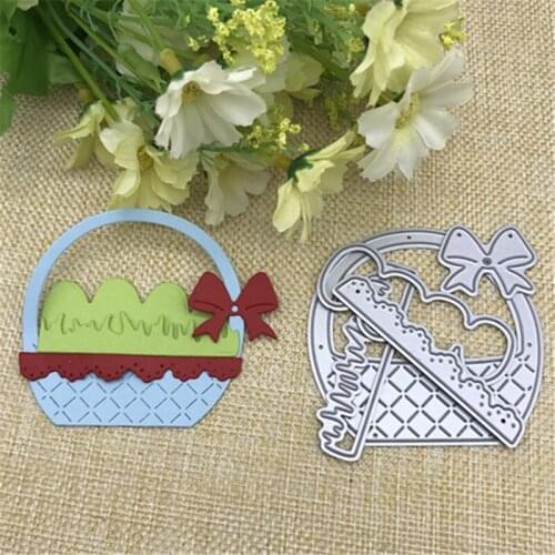 Bow Tie Egg Basket Metal Cutting Dies Stencils For Card Making Decorative Embossing Suit Paper Cards Stamp DIY
