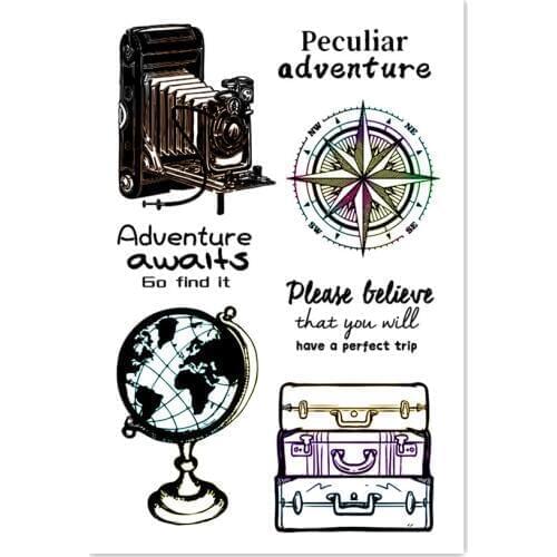 Hot sale travel Transparent Clear Stamps / Silicone Seals Roller Stamp for DIY scrapbooking photo album/Card Making