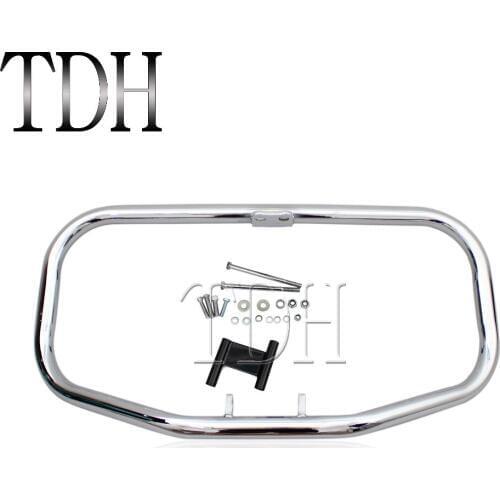 Chrome Motorcycle Mustache Highway Engine Guard Crash Bar For Harley Sportster 883 XL 1200 1984-2003