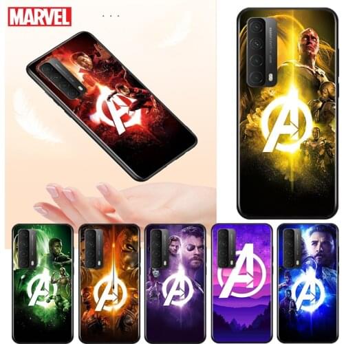 Marvel Avengers Hero Cool For Huawei Y9S Y9A Y9 Y8P Y8S Y7P Y7A Y7 Y6S Y6 Y5P Y5 PRO Lite Prime 2020 2019 2018 Phone Case