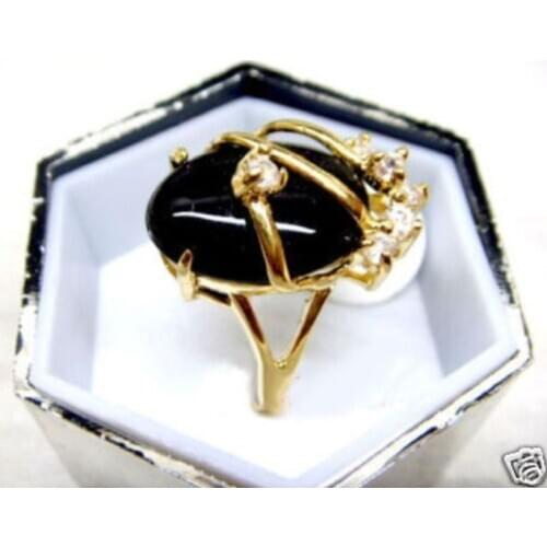 Beautiful & charmming black agates ring (#7 8 9)