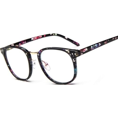 Fashion Cat Eye Computer Transparent Womens Glasses For Customs Service