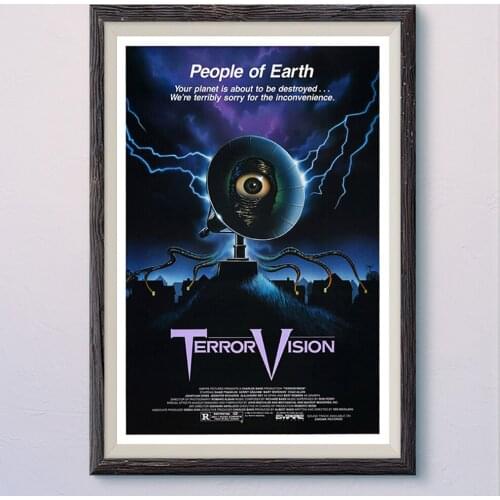 N354 TERRORVISION Vintage Classic Movie Wall Silk Cloth HD Poster Art Home Decoration Gift