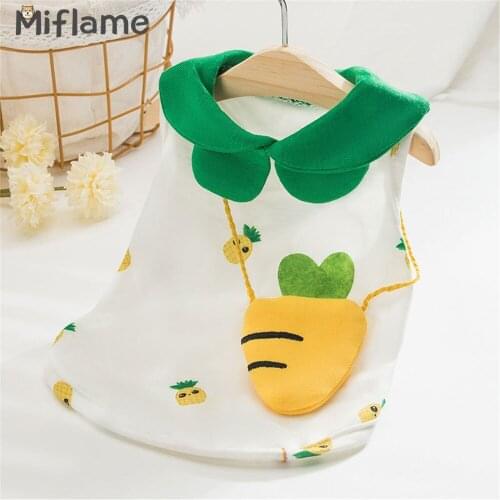 Miflame Spitz Dog Clothes Summer Dog Shirts For Puppy Outfits Cartoon Pets Costume Dinosaur Pomeranian T-shirts For Small Dogs