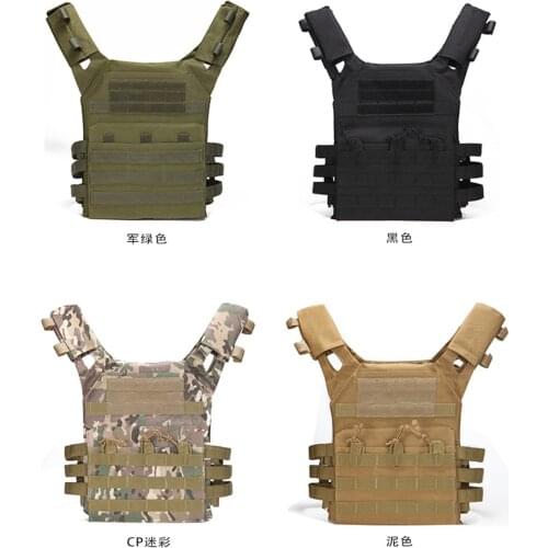 JPC 600D Hunting Tactical Vest Military Molle Plate Carrier Magazine Airsoft Paintball CS Outdoor Protective Lightweight Vest