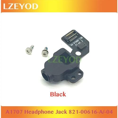 Original for Macbook Pro Retina 15" A1707 Audio Headphone Jack 821-00616-04 Black Color 2016 2017 Years