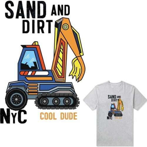 Cool Dude Iron-On Transfer Parches Washable Garment Heat Print On T-Shirt Dresses Sweater Diy Angel Wings Patch