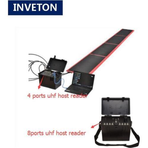Long read range 4ports rfid uhf reader free software with Ethernet TCP/IP USB interface for cycling/running/swimming race system