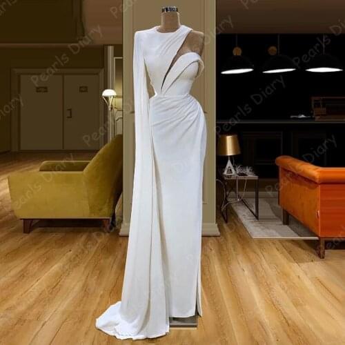 Special Muslim Couture Formal Evening Dress 2020 Long Sexy Vintage Prom Gowns Party Arabic Women Vestidos Abendkleider Customize