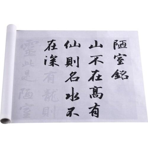 Adult Running Script Copybooks Chinese Zhao Mengfu Xuan Paper Poem Copybooks 35*420cm Adult Brush Pen Calligraphy Copybooks