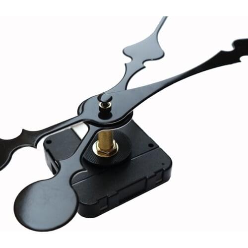 High Torque Long Shaft Silent Clock Movement Mechanism with 2 Clock Hands Repair R2JC