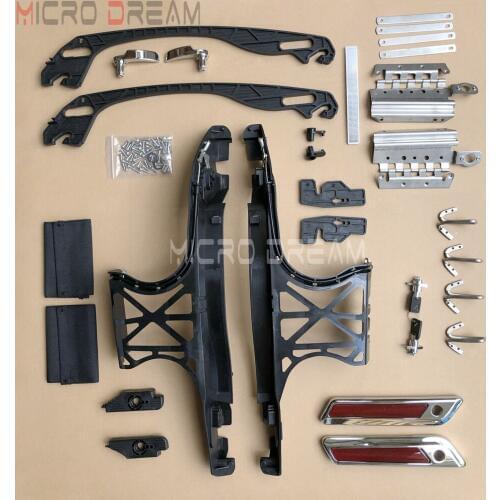 Rear Saddlebag Latch Lids Hardware Cover Kit w/ Lock for Harley Touring Road King FLT FLHR FLHT FLHX FLHRC FLHTCU 2014-2018