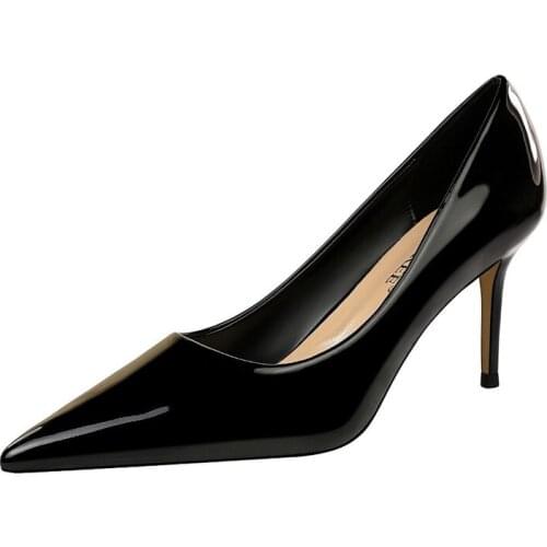 2021 Women Heels Blue Green Valentine Pumps Luxury Glossy Stripper Stiletto Wedding Bridal Fetish Shoes Plus Size 43