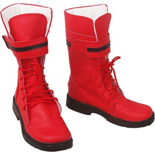 Anime cosplay Final Fantasy VII Tifa Lockhart Shoe Boots Anime Shoes Cosplay Short Boots A