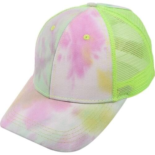 High Ponytail Baseball Messy Bun Hat Sports Cap Trucker Hats Sun Visor Cap for Women Girls Daily Accessories H9ED