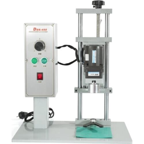 DDX-450 desktop electric plastic glass bottle desktop screw capping machine with safety ring bottle press