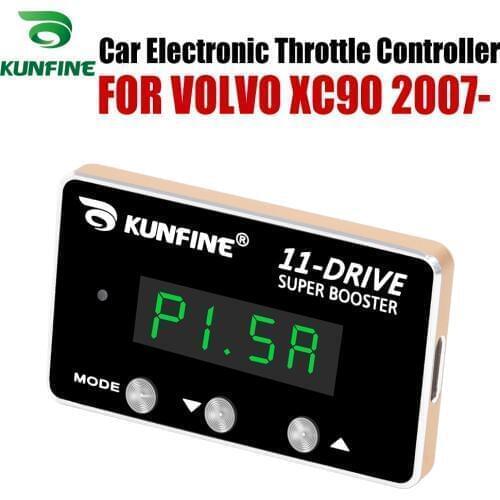 KUNFINE Car Electronic Throttle Controller Racing Accelerator Potent Booster For VOLVO XC90 2007-After Tuning Parts 11 Drive
