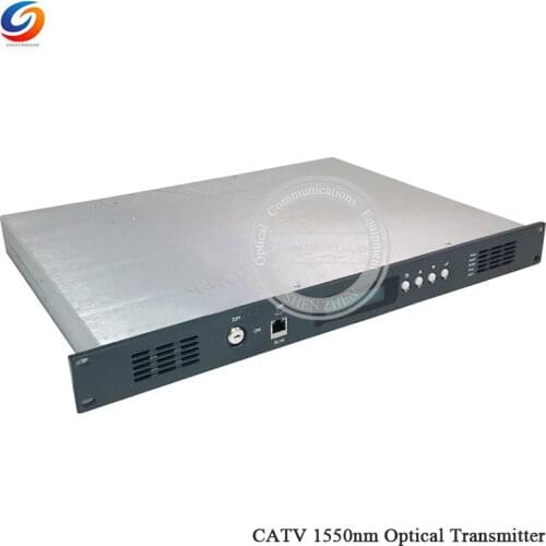 Hottest 15KM-35KM Distance CATV 1550nm Optical Transmitter with SC APC connector, 2mW to 10mW for option, Direct light intensity