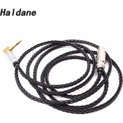 Free Shipping Haldane 1.2Meter DIY 8 Cores Headphone Upgrade Cable for K712 Q701 k702 K267 K271 /DT1990pro DT1770pro Headphones