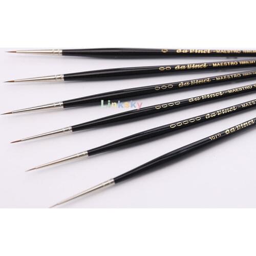 Da Vinci Maestro Series V10 brush,Watercolour Paint Brush,Size 10/0-9,easy to gather,elastic and soft,Professional art supplies