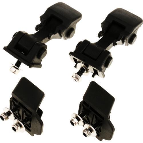 Latch Locking Hood Catch Kit Hood Latch Replacement for Jeep Wrangler TJ A Pair Black (1997-2007 )