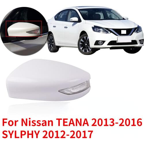 CAPQX For Nissan TEANA 2013-2016 SYLPHY 2012-2017 Side Mirror LED turn light+Cover Cap side mirror indicator light & house shell