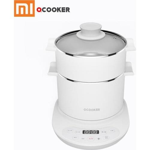 Xiaomi QCOOKER Multi-function Electric Steamer 220V Mini Stainless Steel Cooking Pot Electric Hot Pot Electric Steam Cookers