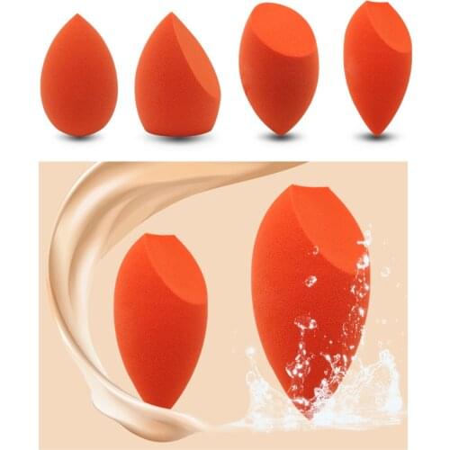 Bdbeauty 3D Definer Beauty Makeup Blending Sponge - Pure Orange - Soft Cosmetic Applicator for Cream Liquid Foundation & Powders