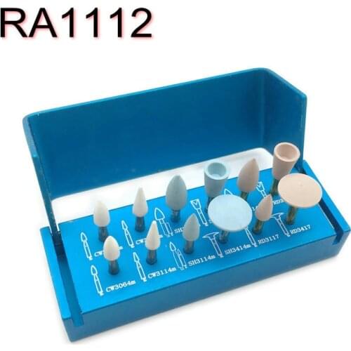 1Set Dental Composite Polishing Kit for Low Speed Contra Angle Handpiece Teeth Whitening Oral Hygiene Polishing Bistrique RA1112