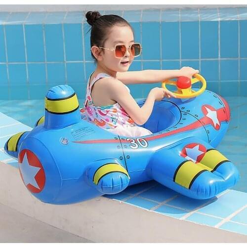 Inflatable Floats Baby Swimming Airplane Seat New For Children High Quality Summer Pool Water Toy