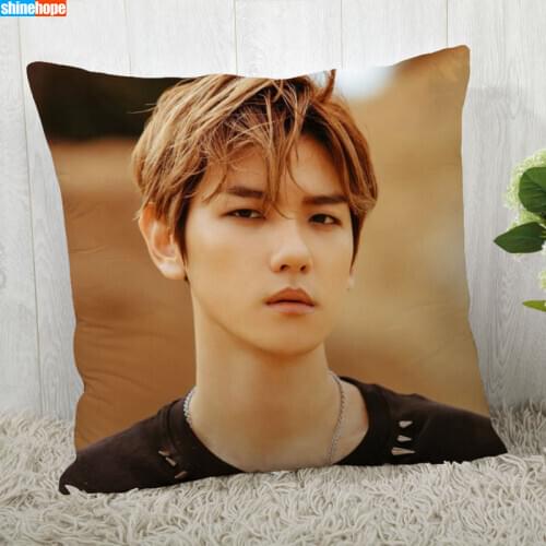 BAEK HYUN exo Pillow Cover Customize Pillowcase Modern Home Decorative Pillow Case For Living Room 45X45cm,40X40cm A2020.7.2