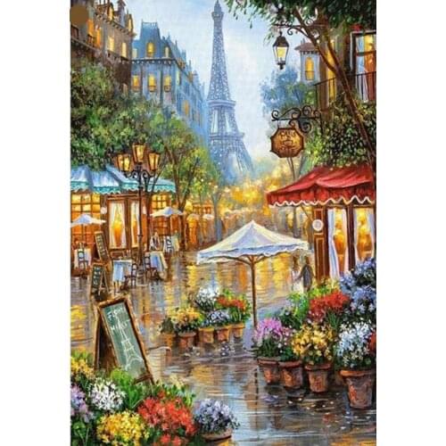 New 5D Home Decor # Rainy Streets Diy Diamond Painting Diamond Mosaic Diamond Embroidery Painting Cros