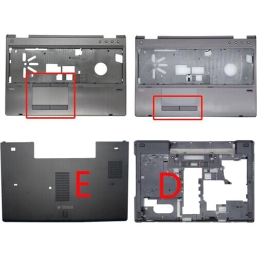 New Laptop Palmrest/Bottom Case/Bottom Case Door For HP ProBook 6560 6560B 6570 6570B Series Upper Case C D E Cover