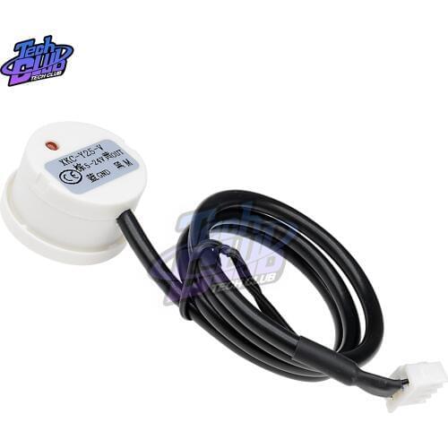 Water Liquid Level Switch Contactless Detector Outer Adhering Type Level Sensor NPN PNP RS485 Interface Power Adapter DC 5-24V